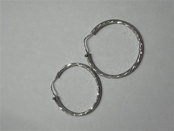 Orecchini Domar Donna Cerchi argento 925 diamantati in Argento ORAR-490-280 - ORAR-490-280